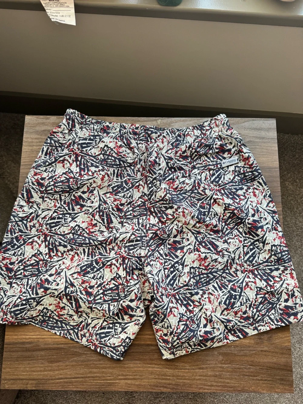Men’s Columbia PFG swim shorts